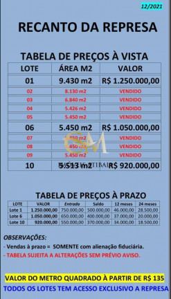 Imagem Terreno à Venda, 5.450 m² em Centro - Joanópolis Imagem Terreno à Venda, 5.450 m² em Centro - Joanópolis