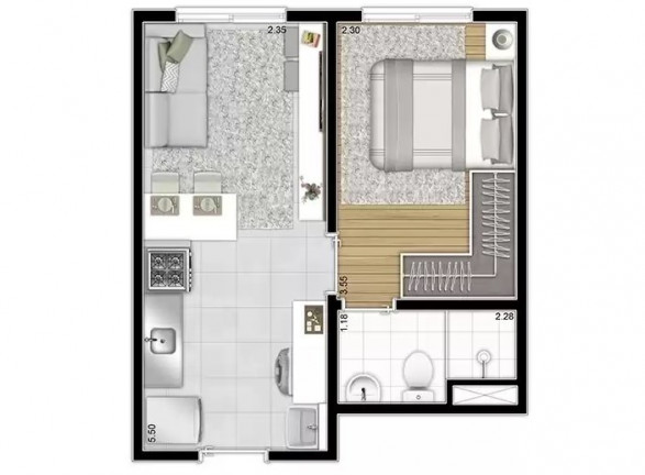 Imagem Apartamento com 1 Quarto à Venda, 31 m² em Penha - São Paulo Imagem Apartamento com 1 Quarto à Venda, 31 m² em Penha - São Paulo