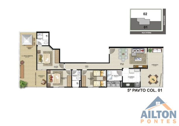 Imagem Apartamento com 3 Quartos à Venda, 88 m² em Praia Do Morro - Guarapari Imagem Apartamento com 3 Quartos à Venda, 88 m² em Praia Do Morro - Guarapari