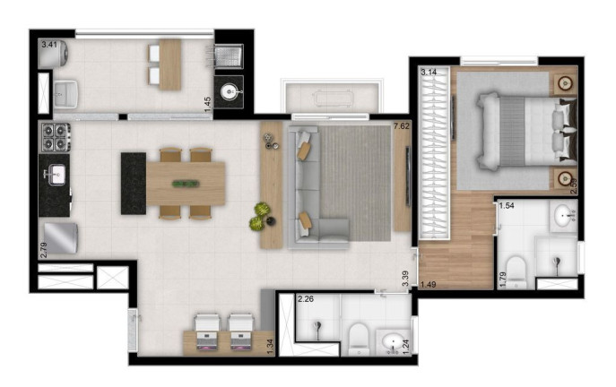 Imagem Studio com 1 Quarto à Venda, 22 m² em Perdizes - São Paulo Imagem Studio com 1 Quarto à Venda, 22 m² em Perdizes - São Paulo