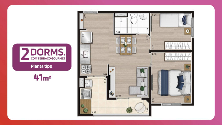 Imagem Apartamento com 2 Quartos à Venda, 41 m² em Vila Nova Mazzei - São Paulo