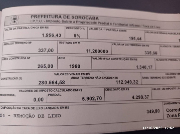 Imagem Casa com 3 Quartos à Venda, 337 m² em Vila Trujillo - Sorocaba