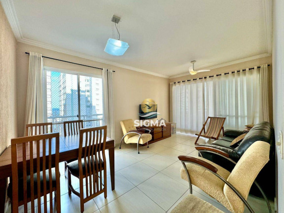 Apartamento com 3 Quartos à Venda, 130 m² em Jardim Astúrias - Guarujá
