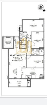 Imagem Apartamento com 3 Quartos à Venda, 84 m² em Vila Branca - Jacareí Imagem Apartamento com 3 Quartos à Venda, 84 m² em Vila Branca - Jacareí