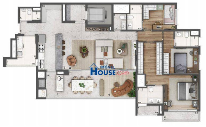 Imagem Apartamento com 3 Quartos à Venda, 180 m² em Alto De Pinheiros - São Paulo Imagem Apartamento com 3 Quartos à Venda, 180 m² em Alto De Pinheiros - São Paulo