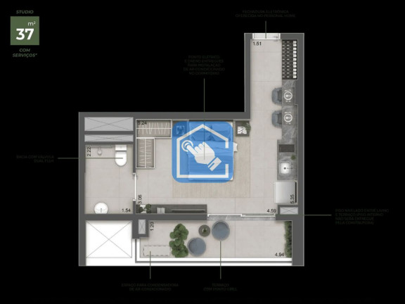 Imagem Apartamento com 1 Quarto à Venda, 37 m² em Butantã - São Paulo Imagem Apartamento com 1 Quarto à Venda, 37 m² em Butantã - São Paulo