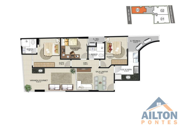 Imagem Apartamento com 2 Quartos à Venda, 90 m² em Praia Do Morro - Guarapari Imagem Apartamento com 2 Quartos à Venda, 90 m² em Praia Do Morro - Guarapari