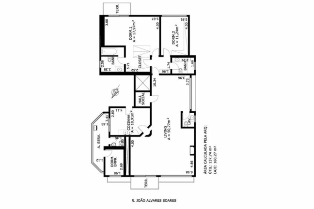 Imagem Apartamento com 3 Quartos à Venda, 155 m² em Campo Belo - São Paulo