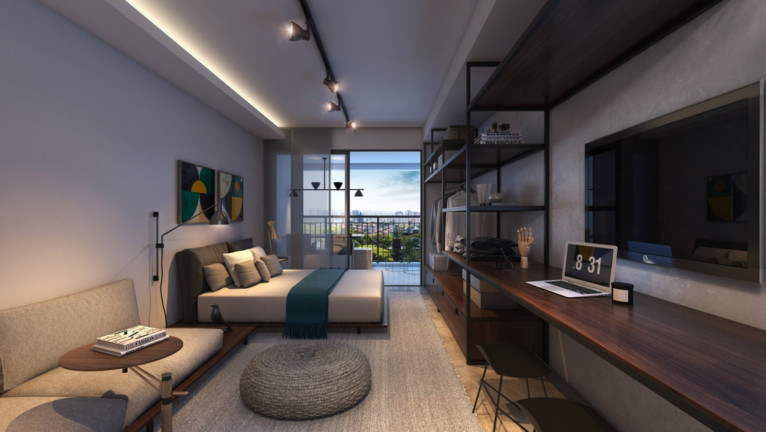 Imagem Imóvel com 1 Quarto à Venda, 33 m² em Brooklin - São Paulo