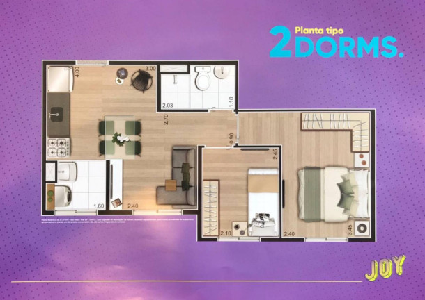 Imagem Apartamento com 2 Quartos à Venda, 35 m² em Vila Ré - São Paulo