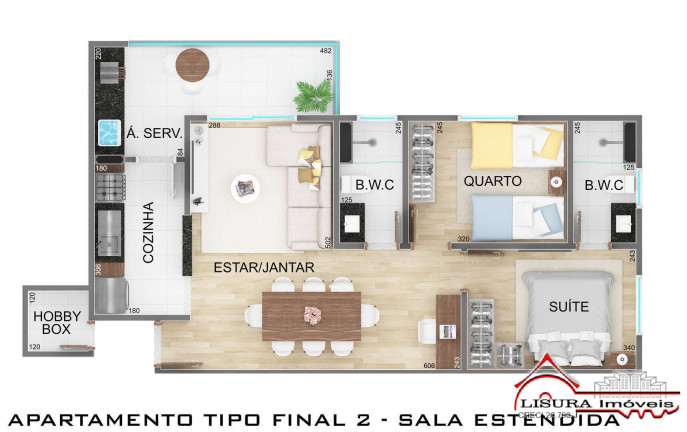 Imagem Apartamento com 2 Quartos à Venda, 66 m² em Jardim Ismênia - São José Dos Campos