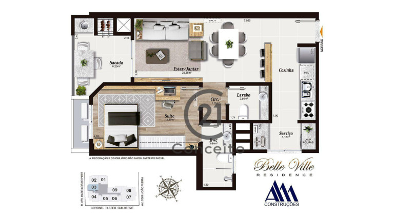 Imagem Apartamento com 1 Quarto à Venda, 66 m² em Campinas - São José