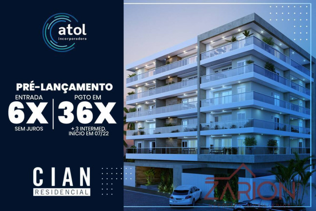 Apartamento com 3 Quartos à Venda, 44 m² em Itaguá - Ubatuba