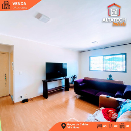 Apartamento com 3 Quartos à Venda, 102 m² em Vila Nova - Poços De Caldas