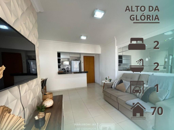 Imagem Apartamento com 2 Quartos para Alugar, 70 m² em Alto Da Glória - Goiânia