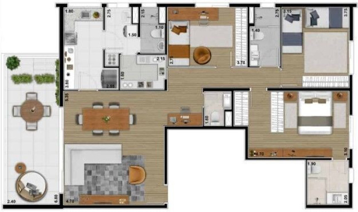 Imagem Apartamento com 3 Quartos à Venda, 132 m² em Alto Da Lapa - São Paulo