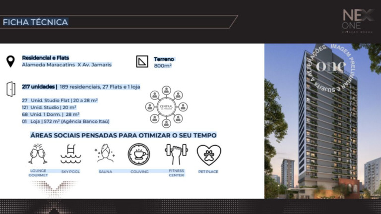 Imagem Flat à Venda, 20 m² em Moema - São Paulo Imagem Flat à Venda, 20 m² em Moema - São Paulo
