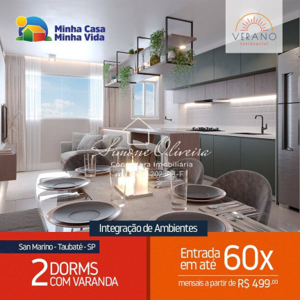 Imagem Apartamento com 2 Quartos à Venda, 45 m² em Chácara São Manoel - Taubaté Imagem Apartamento com 2 Quartos à Venda, 45 m² em Chácara São Manoel - Taubaté