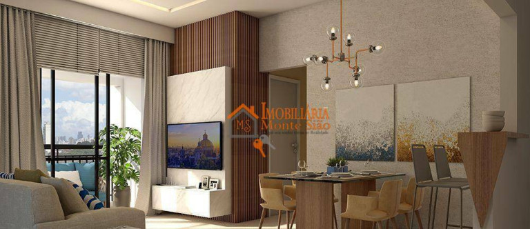 Apartamento com 2 Quartos à Venda, 46 m² em Vila Galvão - Guarulhos