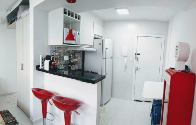 Imagem Imóvel com 1 Quarto à Venda, 22 m² em Itararé - São Vicente Imagem Imóvel com 1 Quarto à Venda, 22 m² em Itararé - São Vicente