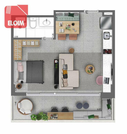 Imagem Studio à Venda, 19 m² em Centro - São Paulo Imagem Studio à Venda, 19 m² em Centro - São Paulo