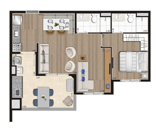 Imagem Apartamento com 2 Quartos à Venda, 56 m² em Vila Maria - São Paulo Imagem Apartamento com 2 Quartos à Venda, 56 m² em Vila Maria - São Paulo