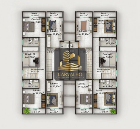 Imagem Casa com 3 Quartos à Venda, 111 m² em Nova Palhoça - Palhoça