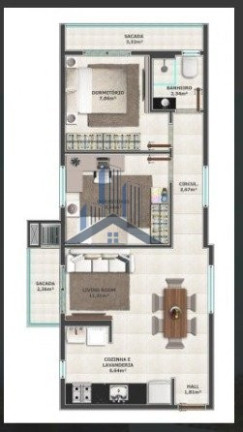 Imagem Apartamento com 2 Quartos à Venda, 50 m² em Anita Garibaldi - Joinville Imagem Apartamento com 2 Quartos à Venda, 50 m² em Anita Garibaldi - Joinville