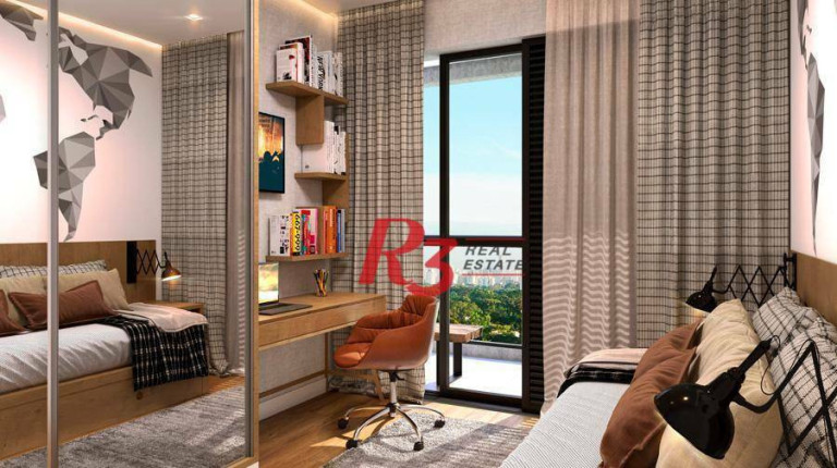 Imagem Apartamento com 2 Quartos à Venda, 83 m² em Aparecida - Santos