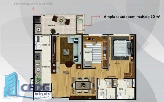 Imagem Apartamento com 2 Quartos à Venda, 77 m² em São Francisco - Curitiba Imagem Apartamento com 2 Quartos à Venda, 77 m² em São Francisco - Curitiba