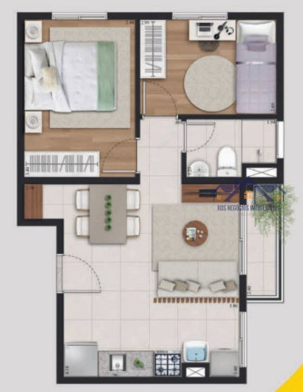 Imagem Apartamento com 2 Quartos à Venda, 41 m² em Lajeado - São Paulo