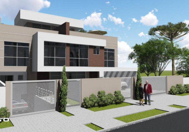 Sobrado com 4 Quartos à Venda, 216 m² em São Lourenço - Curitiba
