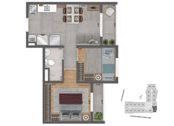 Imagem Apartamento com 2 Quartos à Venda, 36 m² em Santo Amaro - São Paulo Imagem Apartamento com 2 Quartos à Venda, 36 m² em Santo Amaro - São Paulo