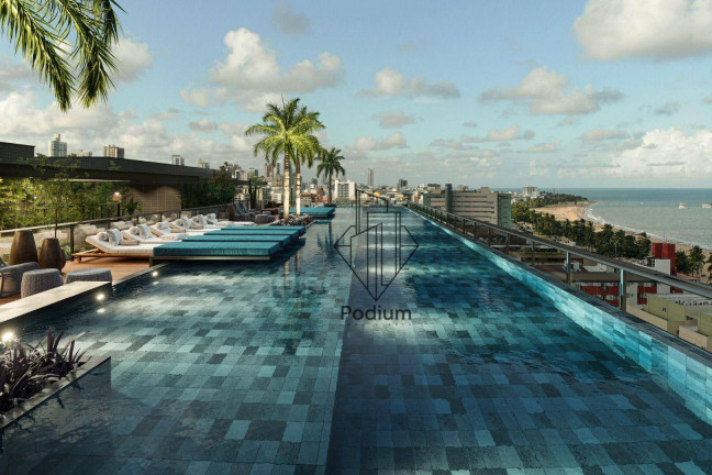 Imagem Imóvel com 1 Quarto à Venda, 57 m² em Cabo Branco - João Pessoa