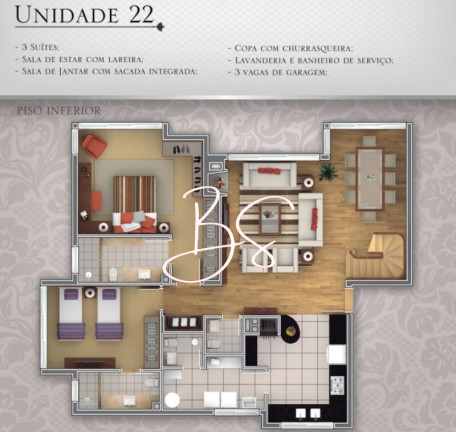 Imagem Apartamento com 3 Quartos à Venda, 204 m² em Planalto - Gramado