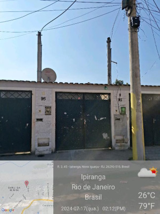 Casa com 1 Quarto à Venda, 50 m² em Ipiranga - Nova Iguacu