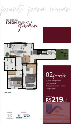 Imagem Apartamento com 2 Quartos à Venda, 44 m² em Parque Da Fonte - São José Dos Pinhais Imagem Apartamento com 2 Quartos à Venda, 44 m² em Parque Da Fonte - São José Dos Pinhais