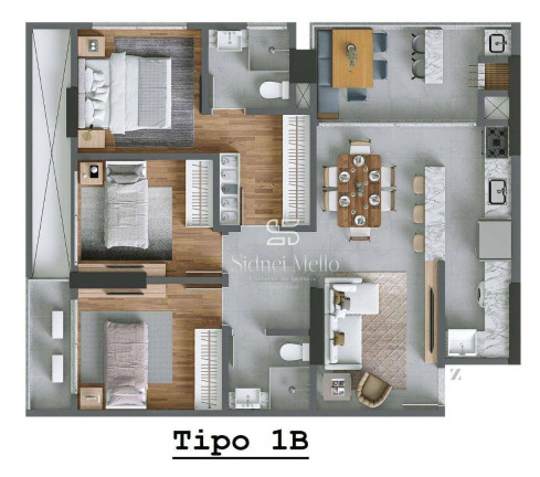 Imagem Apartamento com 3 Quartos à Venda, 86 m² em Praia Brava - Itajaí