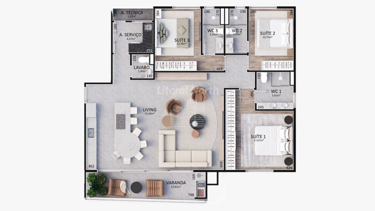 Imagem Apartamento com 3 Quartos à Venda, 169 m² em Fazenda - Itajaí Imagem Apartamento com 3 Quartos à Venda, 169 m² em Fazenda - Itajaí