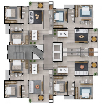 Imagem Apartamento com 2 Quartos à Venda, 77 m² em Tabuleiro - Camboriú