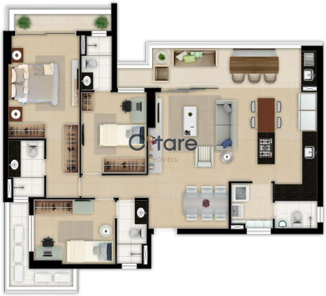 Imagem Apartamento com 3 Quartos à Venda, em Aldeota - Fortaleza Imagem Apartamento com 3 Quartos à Venda, em Aldeota - Fortaleza