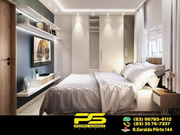 Apartamento com 2 Quartos à Venda, 41 m² em Jardim Cidade Universitária - João Pessoa