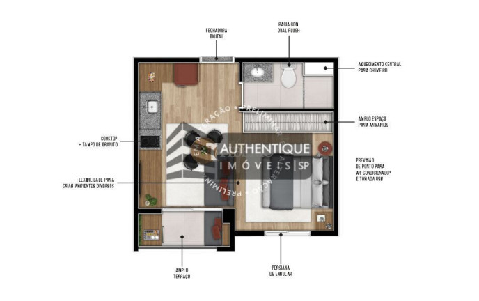 Imagem Apartamento com 1 Quarto à Venda, 34 m² em Pinheiros - São Paulo Imagem Apartamento com 1 Quarto à Venda, 34 m² em Pinheiros - São Paulo