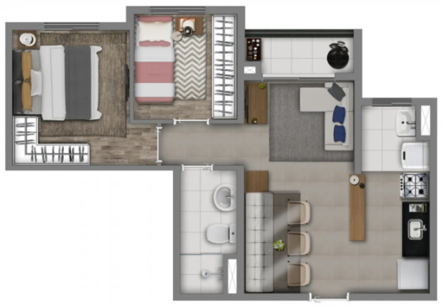 Imagem Apartamento com 2 Quartos à Venda, 38 m² em Loteamento City Jaragua - São Paulo Imagem Apartamento com 2 Quartos à Venda, 38 m² em Loteamento City Jaragua - São Paulo