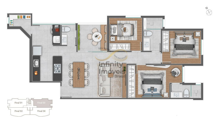 Imagem Apartamento com 3 Quartos à Venda, 83 m² em Graça - Belo Horizonte Imagem Apartamento com 3 Quartos à Venda, 83 m² em Graça - Belo Horizonte