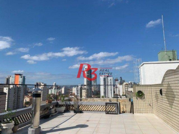 Imagem Cobertura com 3 Quartos à Venda, 364 m² em Gonzaga - Santos Imagem Cobertura com 3 Quartos à Venda, 364 m² em Gonzaga - Santos