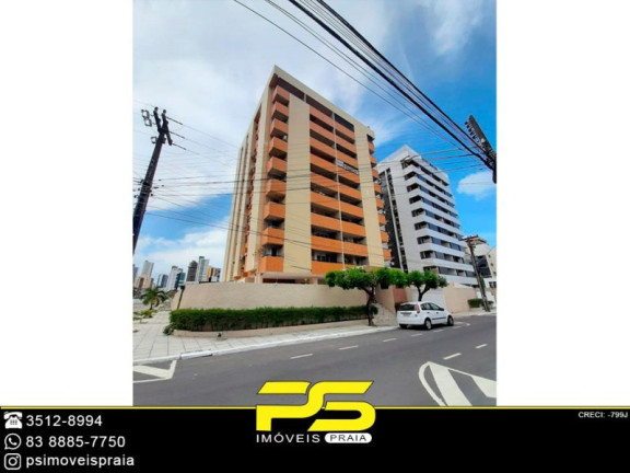 Apartamento com 2 Quartos à Venda, 89 m² em Manaíra - João Pessoa