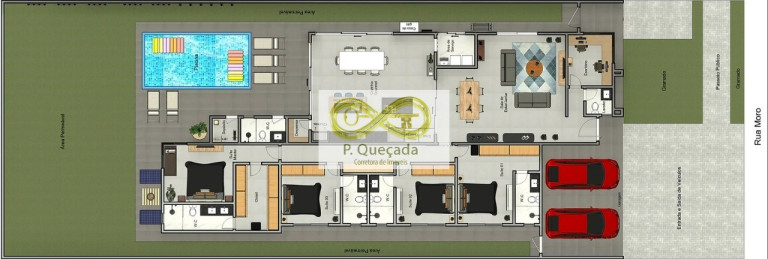 Imagem Casa com 4 Quartos à Venda, 276 m² em Jardim Planalto - Paulínia