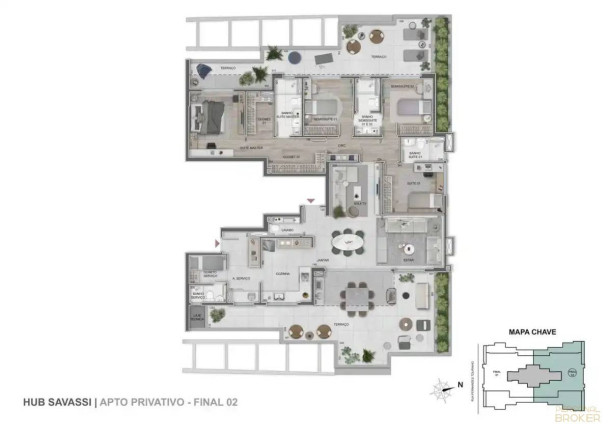 Imagem Apartamento com 3 Quartos à Venda, 104 m² em Savassi - Belo Horizonte