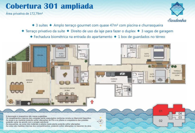 Imagem Apartamento com 2 Quartos à Venda, 172 m² em Recreio Dos Bandeirantes - Rio De Janeiro